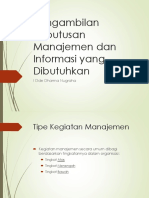 Modul 3 - Pengambilan Keputusan Manajemen Dan Informasi Yang Dibutuhkan PDF