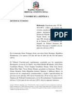 Sentencia TC 0192-15 Del Tribunal Constitucional