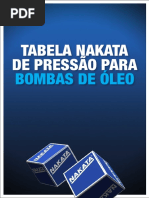 Catálogo Nakata - Tabela de Presão Para Bomba de Óleo