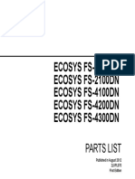 Kyocera Fs-4200dn Parts Manual