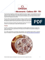 Omega 550 - 700 Calibers Overview