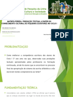 Matinta Perera: Produção Textual A Partir Do Conhecimento Cultural de Pequenos Escritores No Ciclo I