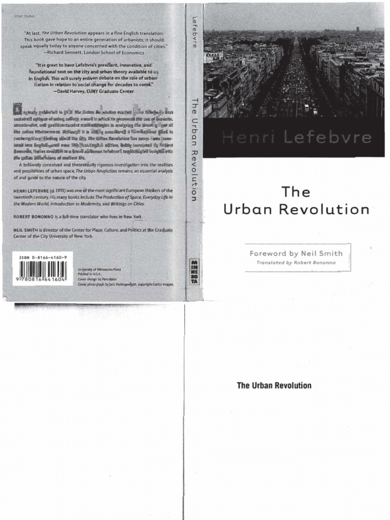 Henri Lefebvre TheUrbanRevolution PDF Marxism Theory
