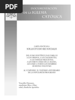 Enciclica (Solicitudo Rei Socialis, Juan Pablo II)