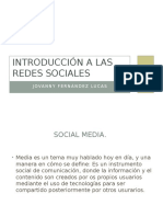 Introducción A Las Redes Sociales