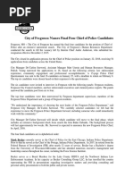 Ferguson Chief of Police Final Four Candidates