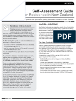 For Residence in New Zealand: Self-Assessment Guide