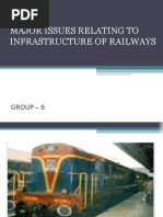 Download Major Issues Relating to Infrastructure of Indian  Railways by sri1031 SN30225107 doc pdf