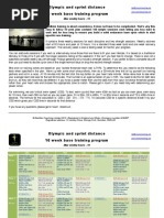 16 Week Olympic Sprint Base Plan 10 Hours