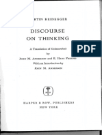 Heidegger - Memorial Address (Discourse On Thinking)