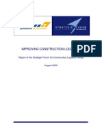 Logistics Report August 2005