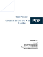 CRM User Manual Grp7