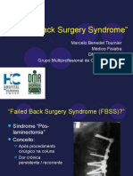 Failed Back Surgery Syndrome - Síndrome Pós Laminectomia
