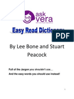 Ask Vera Easy Read Dictionary - Large Print Version
