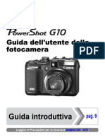 Manuale Canon Powershot G10