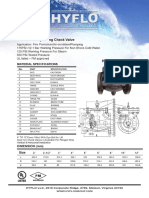 Hyflo - Check Valve Swing Type