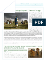 Women and Climate Change Factsheet