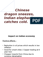 Effect of Chinese Crash On Indian Economy