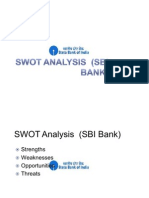 SWOT Analysis of SBI Bank Ppt