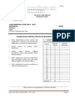 Matematik Kertas 2 2015