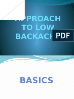 Approach to Low Backache 