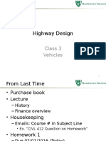 Highway Design Class 3 Vehicles