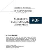UC Course - Marketing Communication Seminar