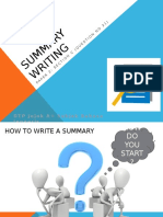 Summary Writing DTP