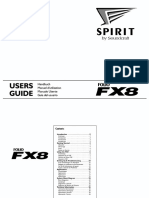 Spirit Fx8 Multi User Guide