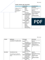 Fall Year Plan Grade 7 - Sally Leung