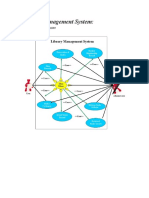System Use Case Diagram of Library Management System