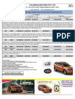 Zulaikha Motors PVT LTD: Xuv5Oo New Variant Price List With Effect From 01/01/2016
