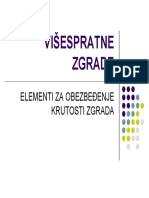 Zgrade Elementi Obezbedjenje Krutosti Zgrada