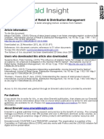 Mbaye Fall Diallo (2015) Drivers of Store Brand Usage in An Asian Emerging Market Evidence From Vietnam - International Journal of Retail & Distribution Management