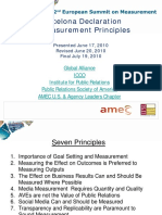 Barcelona Declaration of Measurement Principles