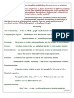 Quadraic Equations