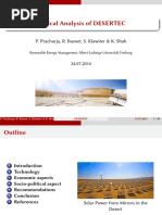 Presentation on DESERTEC Project