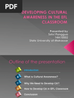 Developing Cultural Awareness in Efl