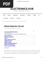 Metal Detector Circuit Diagram and Working