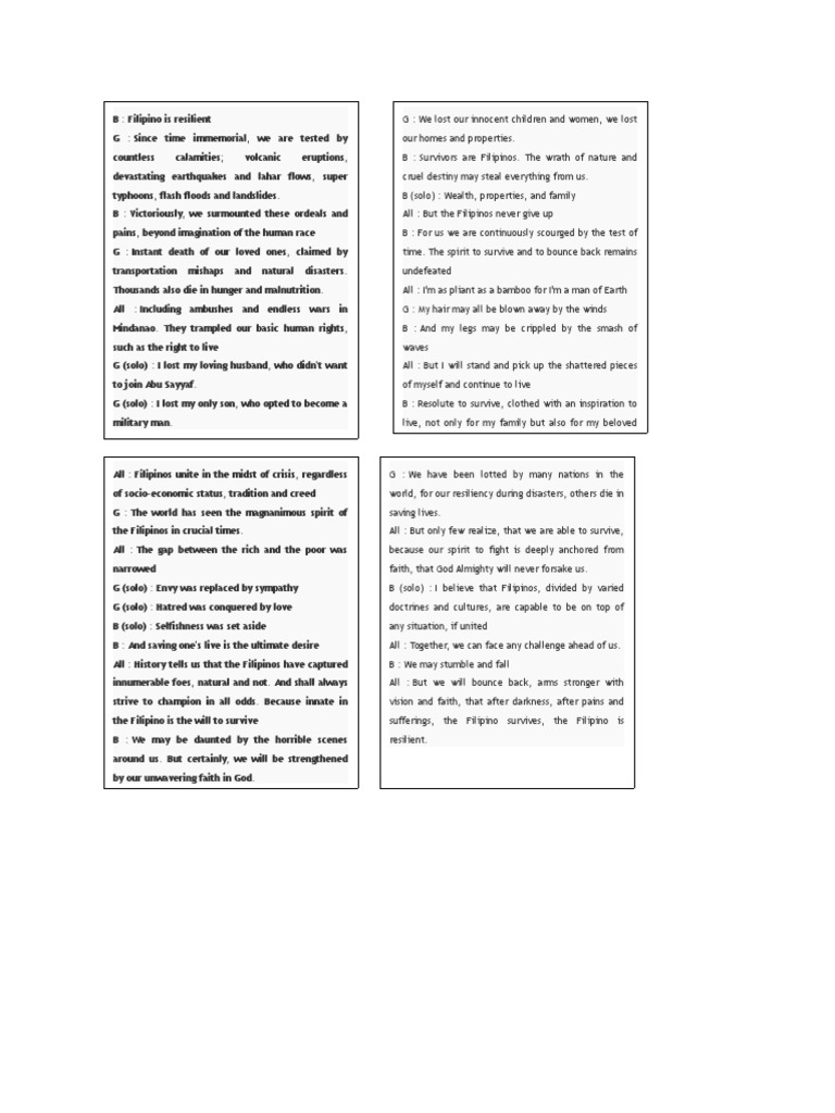 How to make a speech choir piece picture