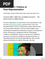 Hito Steyerl | Politics of Post-Representation