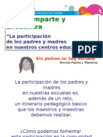 Foro Comparte y Encuentra Participación Padres