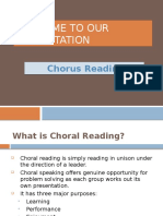 Guide to Chorus Reading Techniques and Benefits