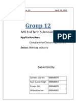 Group 12 - User Manual - Banking-Complaint To Closure System