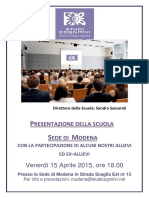 Presentazione Modena Aprile 2016