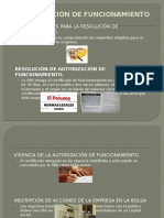 Autorización de Funcionamiento