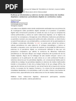 Rutinas profesionales y valores en las redacciones de medios digitales 