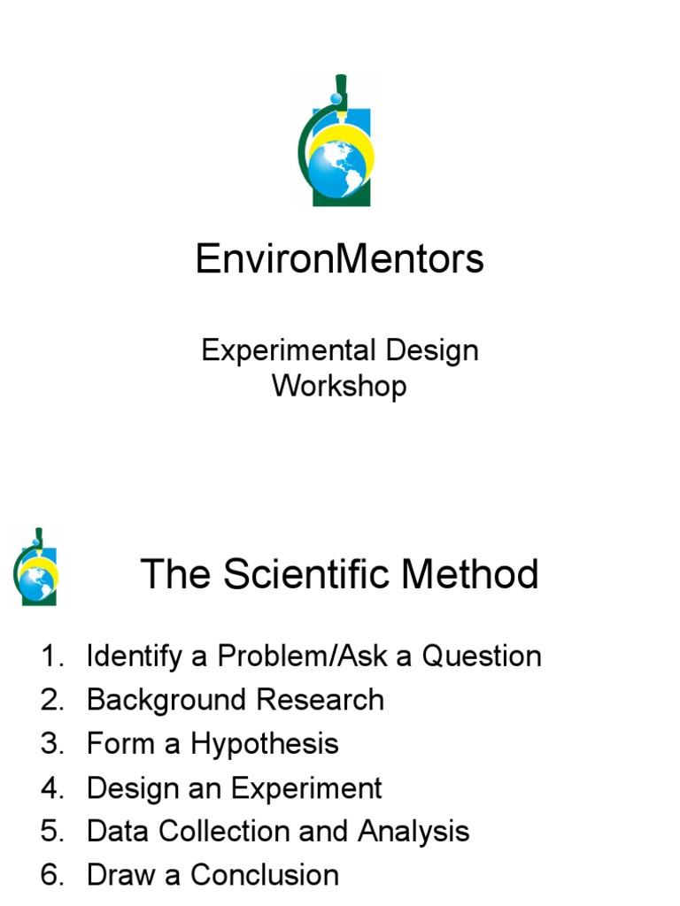 Experimental Design Workshop Guide | PDF | Experiment | Scientific Method