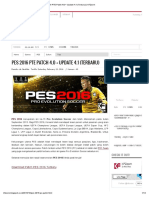 PES 2016 PTE Patch 4.0 + Update 4