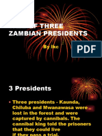 Tale of Three Zambian Presidents